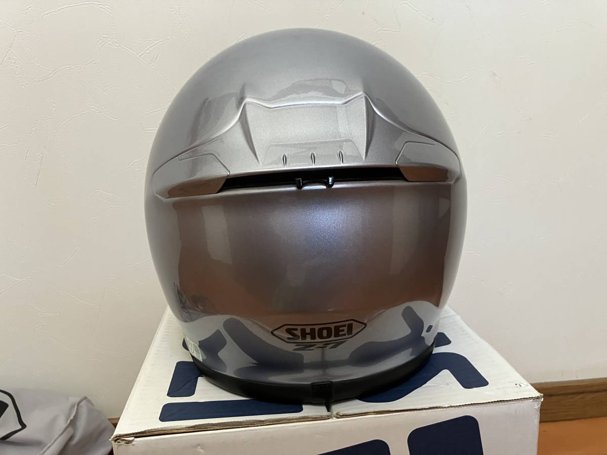 SHOEI Z-7 パールグレーメタリック　美品_画像4