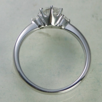 婚約指輪 安い プラチナ ダイヤモンド リング 0.2カラット 鑑定書付 0.274ct Gカラー VVS2クラス 3EXカット H&C CGL_画像2