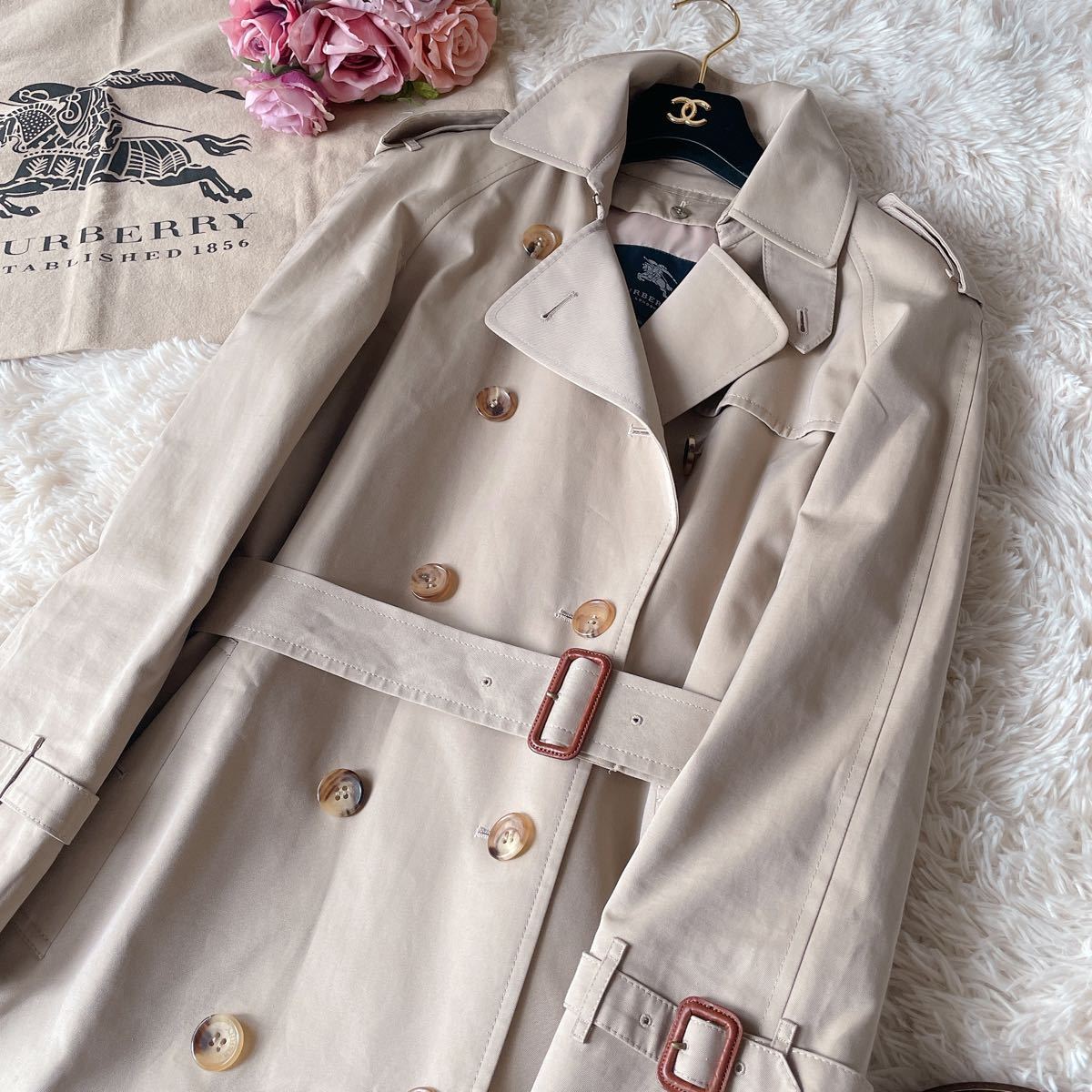 バーバリーロンドン BURBERRY LONDON ロングトレンチコート ノバ