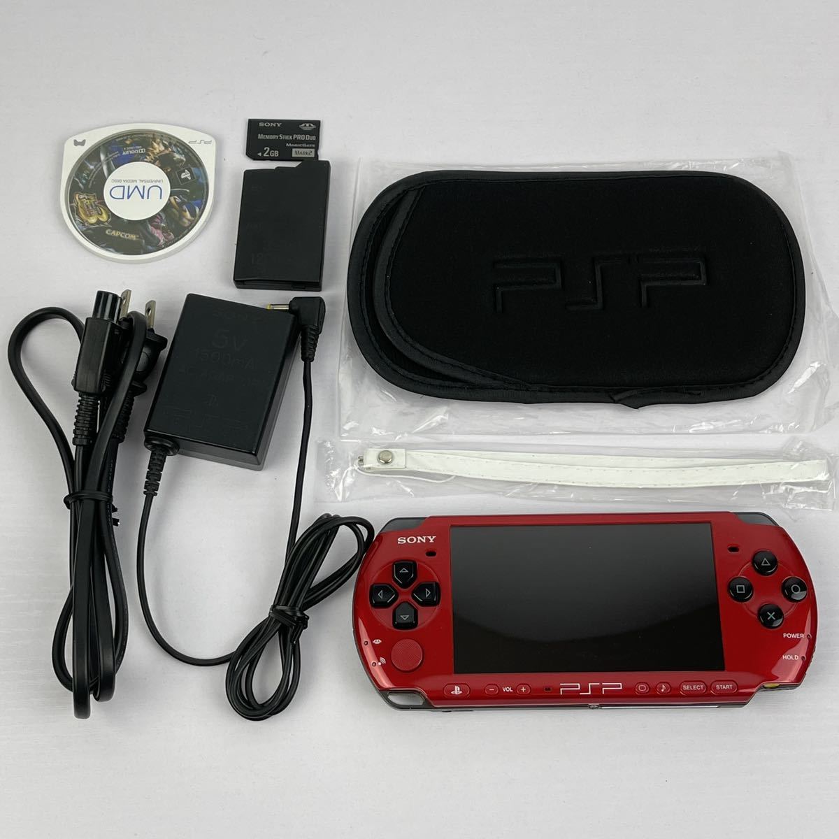 独特の上品 PSP-3000 バリューパックPSPJ-30017 ブラック レッド