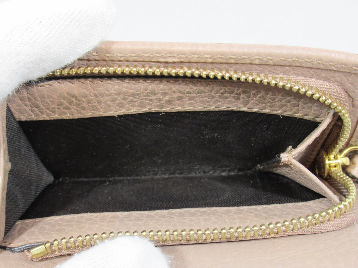 ◎GUCCI グッチ GGマーモント ミディアムウォレット コンパクト三