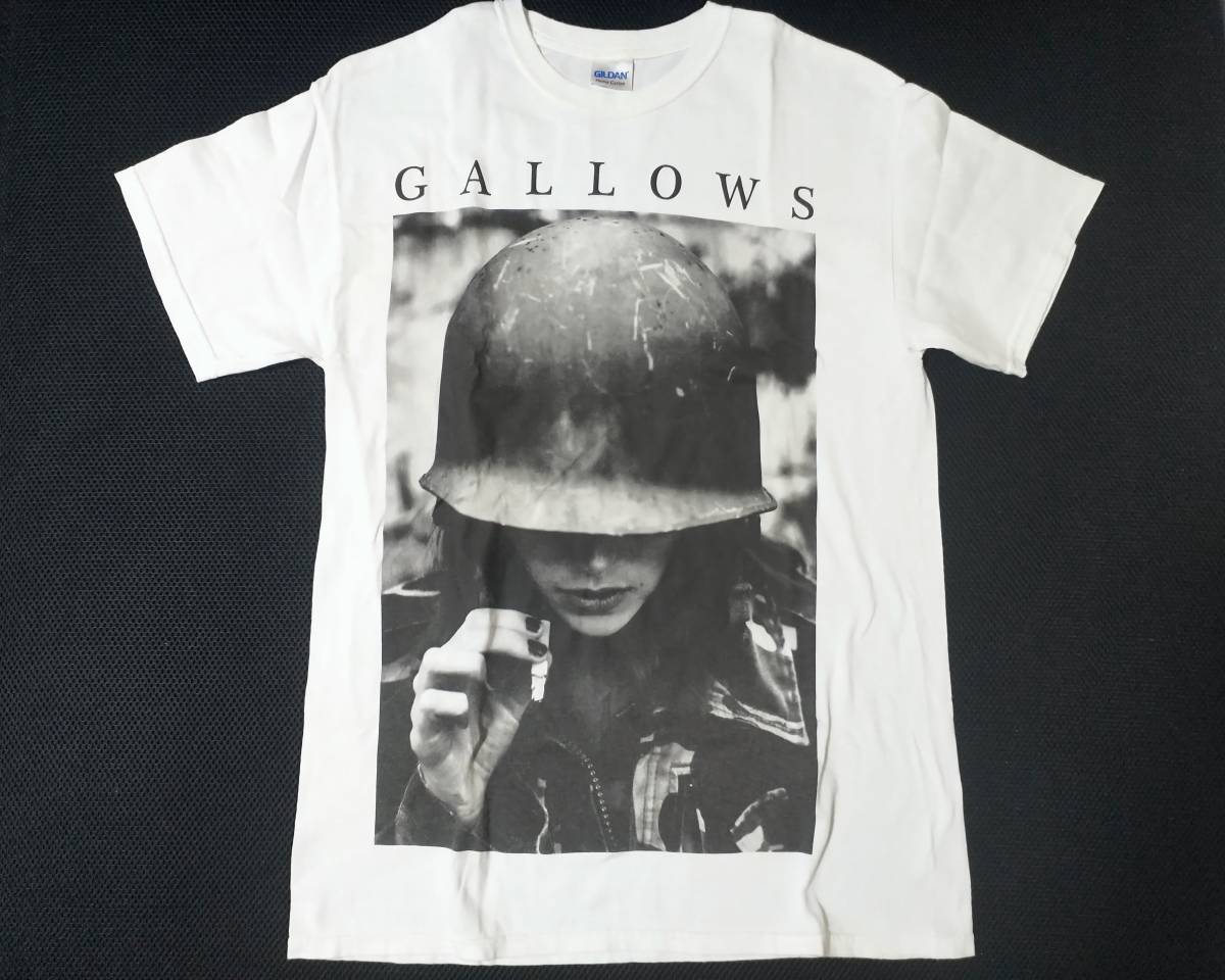 Gallows M Tシャツ Death Is Birth Album ボディGILDAN ヘビーコットン ROCKロック音楽バンドT ギャロウズ_画像1