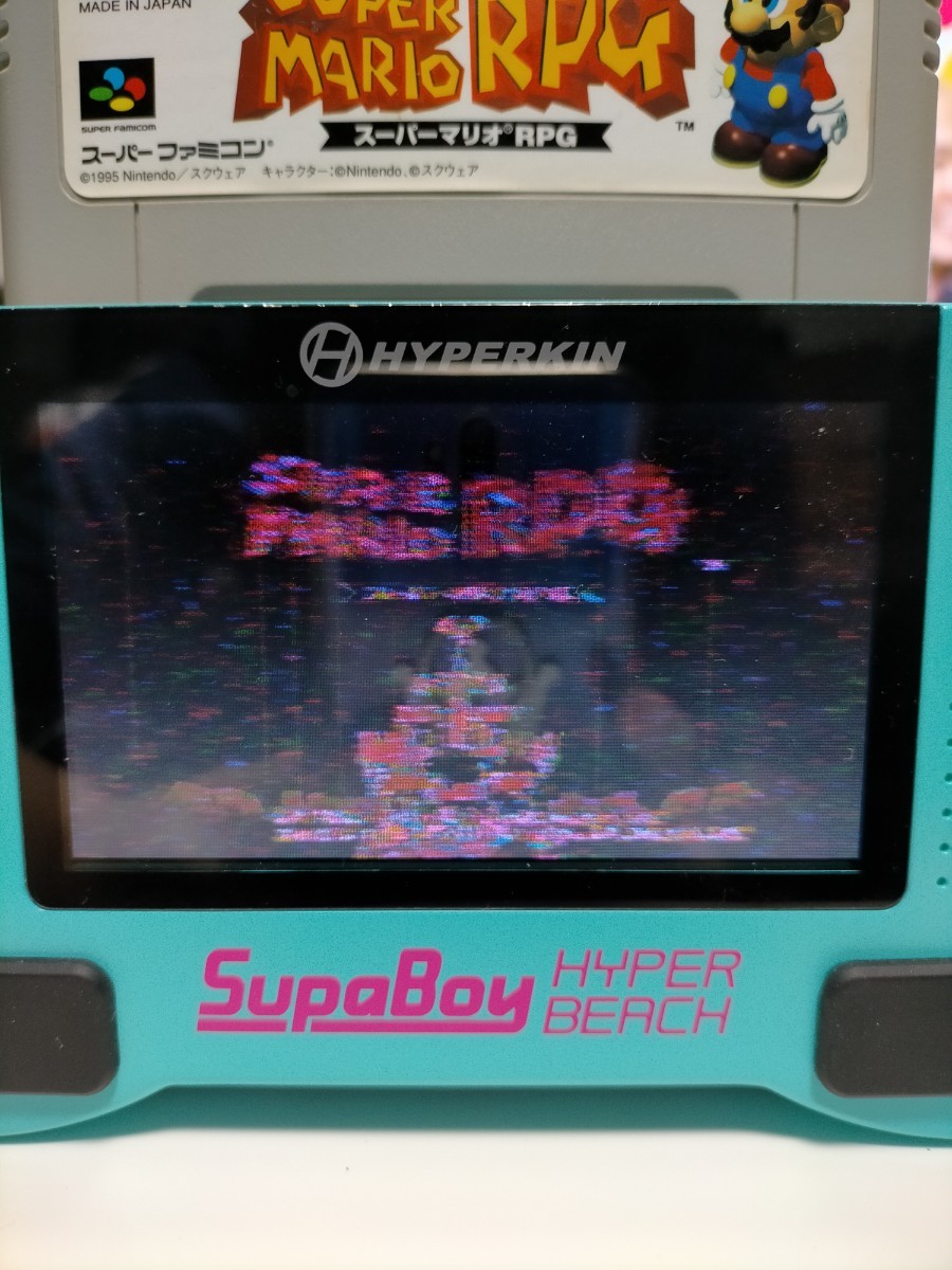 ジャンク品 Supaboy Hyper Beach スーパーファミコン