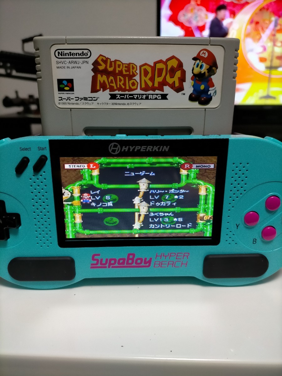 ジャンク品 Supaboy Hyper Beach スーパーファミコン