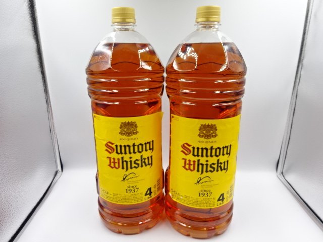 ★◇ SUNTORY WHISKY サントリー ウイスキー 角 大容量 業務用 4L×2本セット 40％ 未開封_画像1