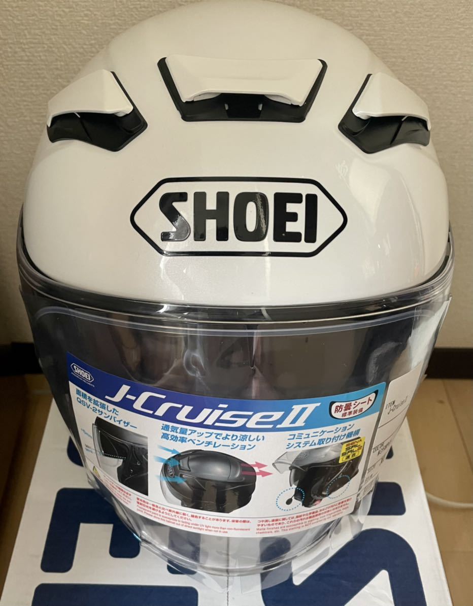 SHOEI J-CruiseII ショウエイXLサイズ 2022年購入 SENA製インカム装着