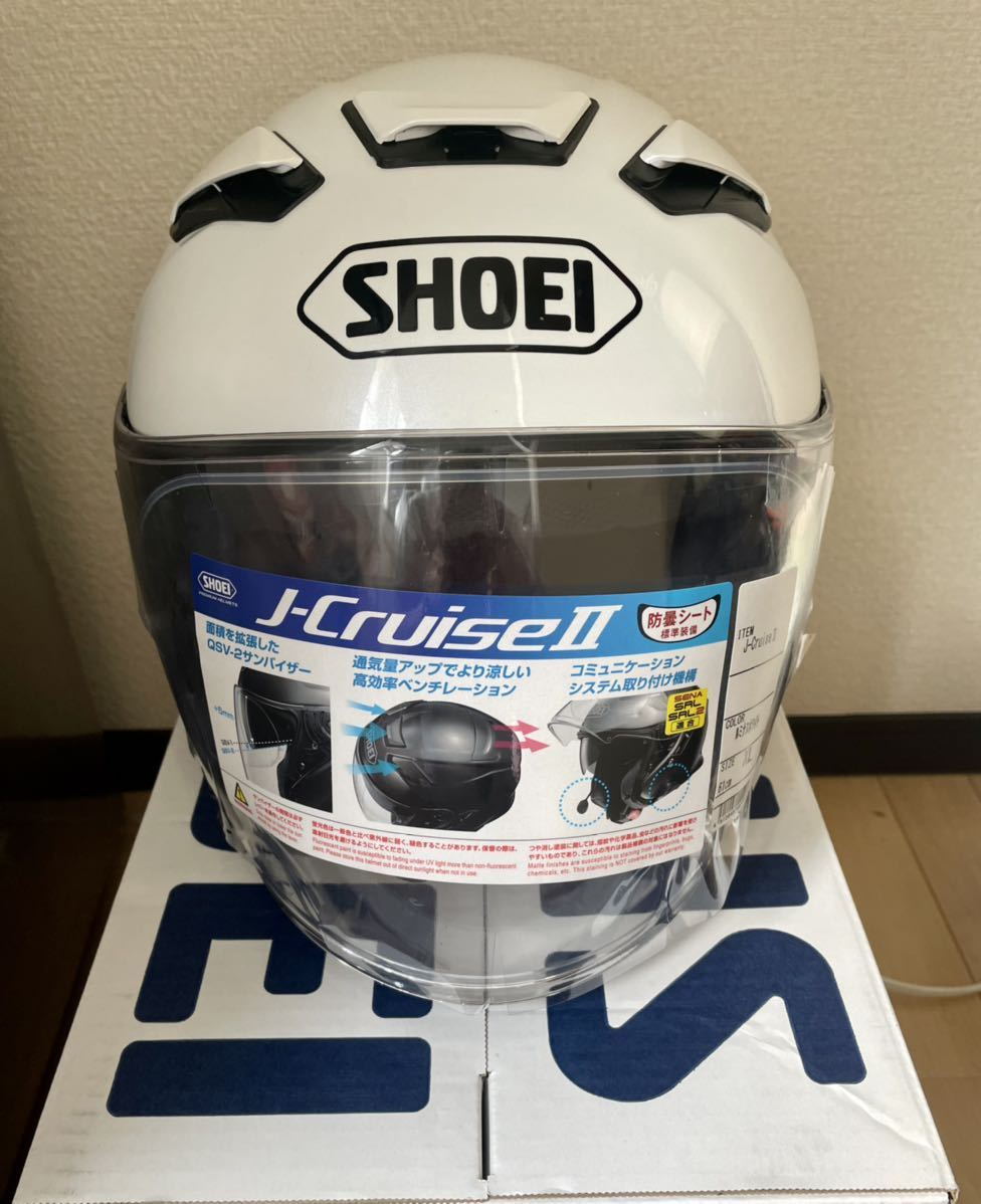 SHOEI J-CruiseII ショウエイXLサイズ 2022年購入 SENA製インカム装着