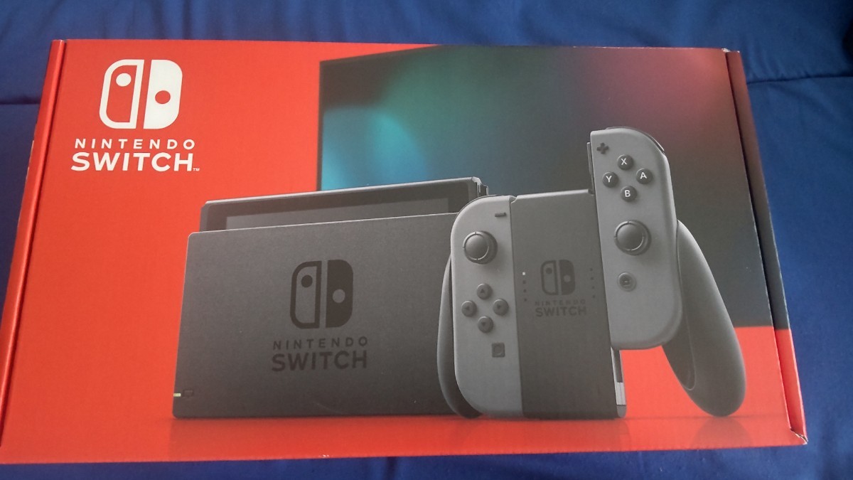 Nintendo Switch グレー  ニンテンドースイッチ本体 新品未使用 未開封  店舗印有