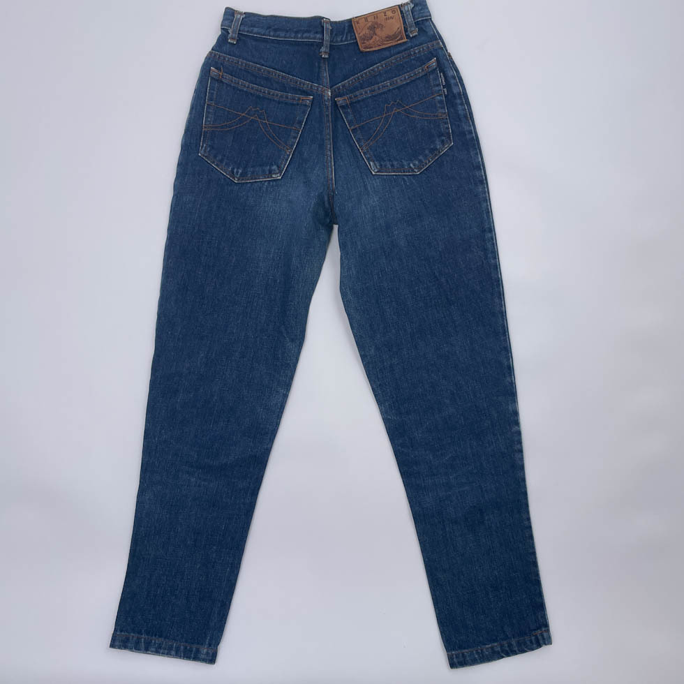 90s VINTAGE ヴィンテージ KENZO JEANS ケンゾー ジーンズ 北斎タグ