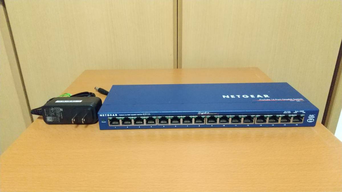 16ポートGigabit Switch　Netgear　GS116v2