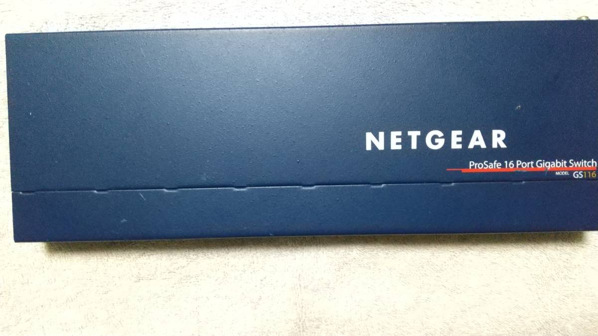 16ポートGigabit Switch　Netgear　GS116v2