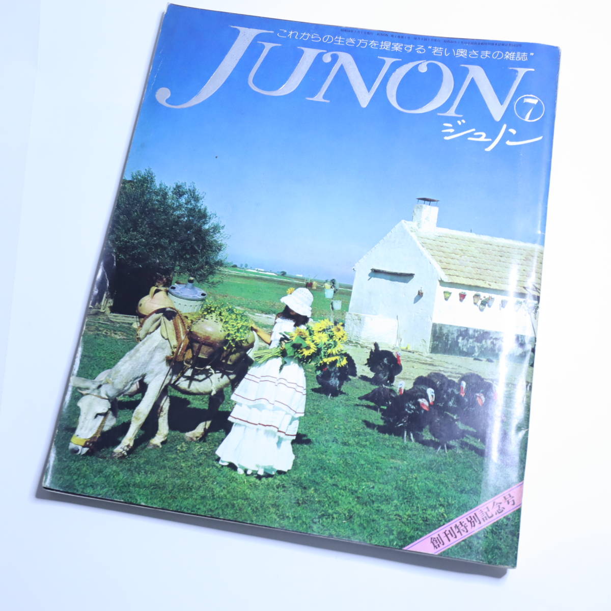 【創刊特別記念号】【子ども服パターン製図】JUNON ジュノン 昭和48年5月22日発行 原宿・青山 ギリシャ クッキング ソムリエ きもの_画像1