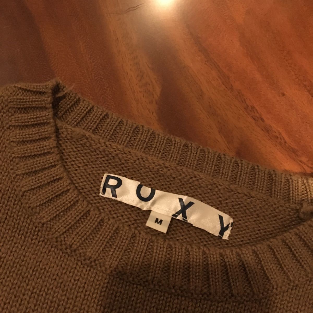 ROXY　ロキシー　クイックシルバー　セーター　ウール　ハート　中古品　Ｍ_画像7