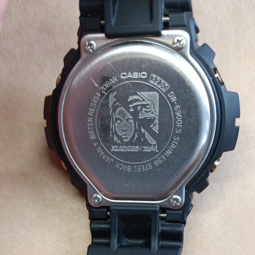 X-GIRL × XLARGE × G-SHOCK コラボウォッチ 中古 美品腕時計 DW-6900FS