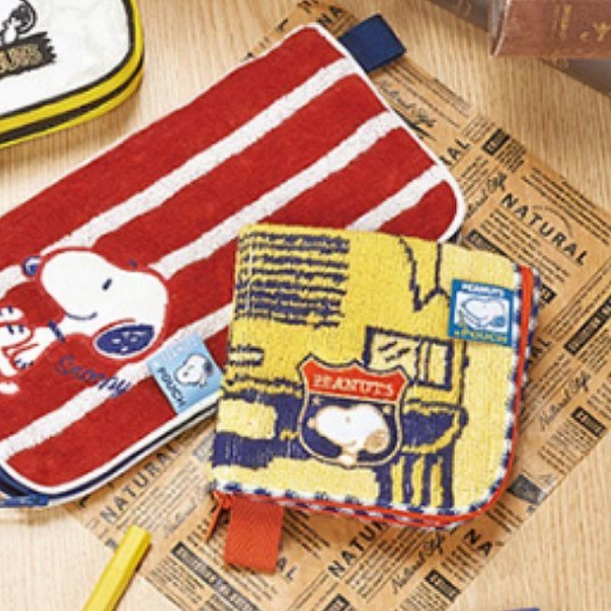 SALE/98%OFF】 スヌーピータオル ポーチ 2点セット cerkafor.com