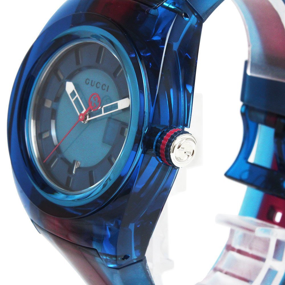 21420円 最高級 グッチ GUCCI SYNC クォーツ 腕時計 ユニセックス ブルー