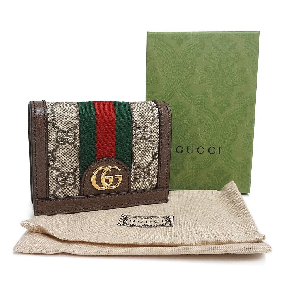 新品未使用 GUCCI グッチ オフィディア GG カードケース 二つ折り財布-