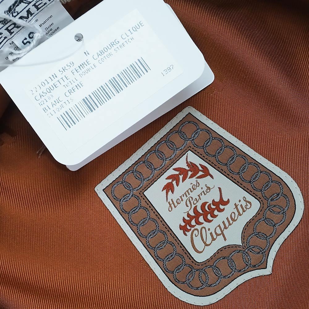 新品・未使用品)エルメス HERMES コットン レザー カブール