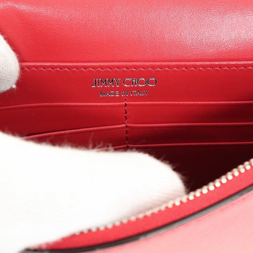 新品・未使用品)ジミーチュウ スムースカーフ パレス ミニバッグ