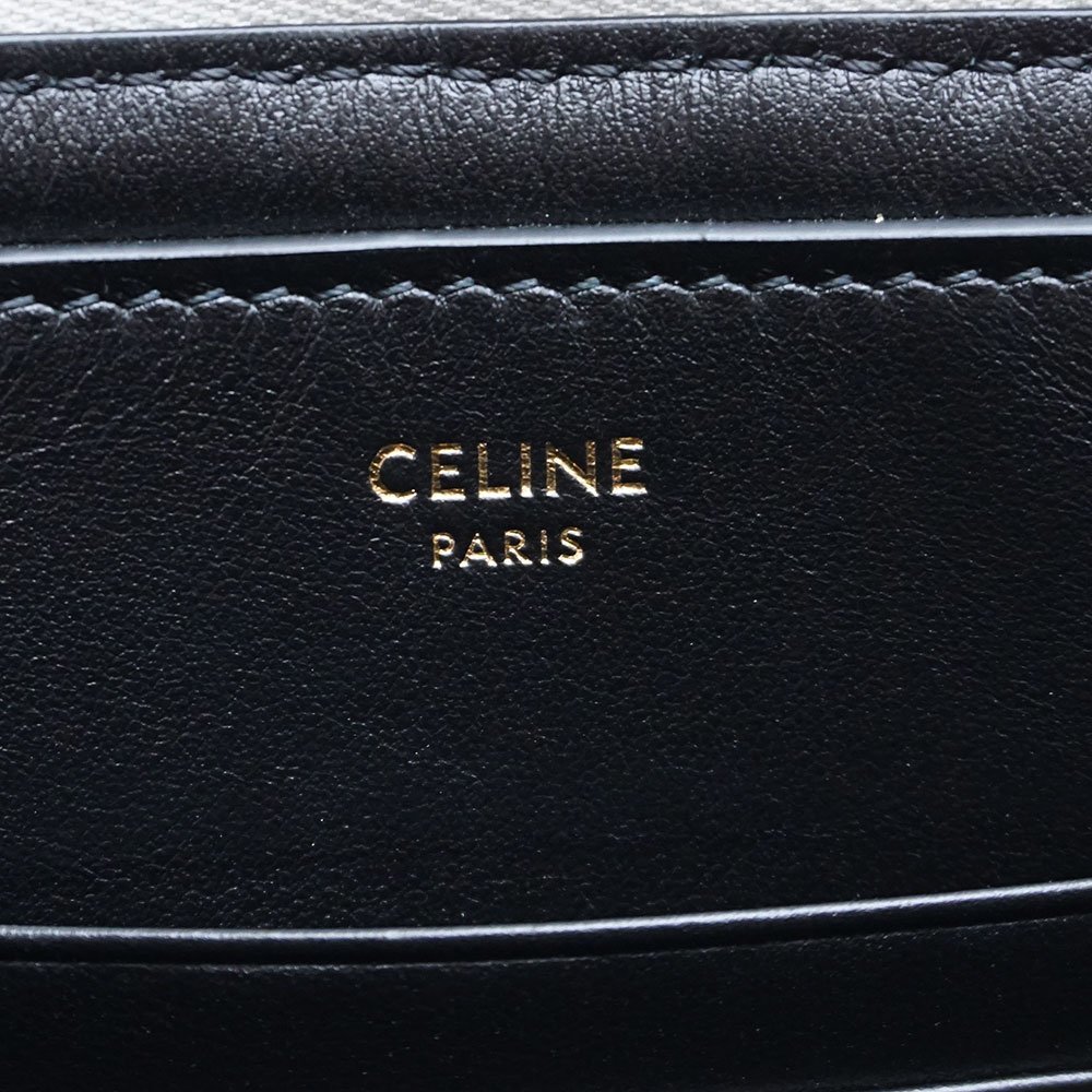 新品・未使用品)セリーヌ CELINE キルテッド カーフスキン Cチャーム