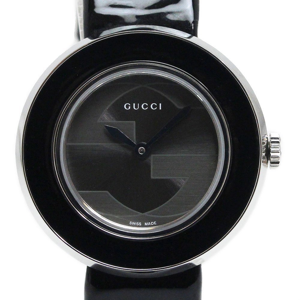 新品・未使用品）グッチ GUCCI Ｕプレイ クォーツ 腕時計 パテント