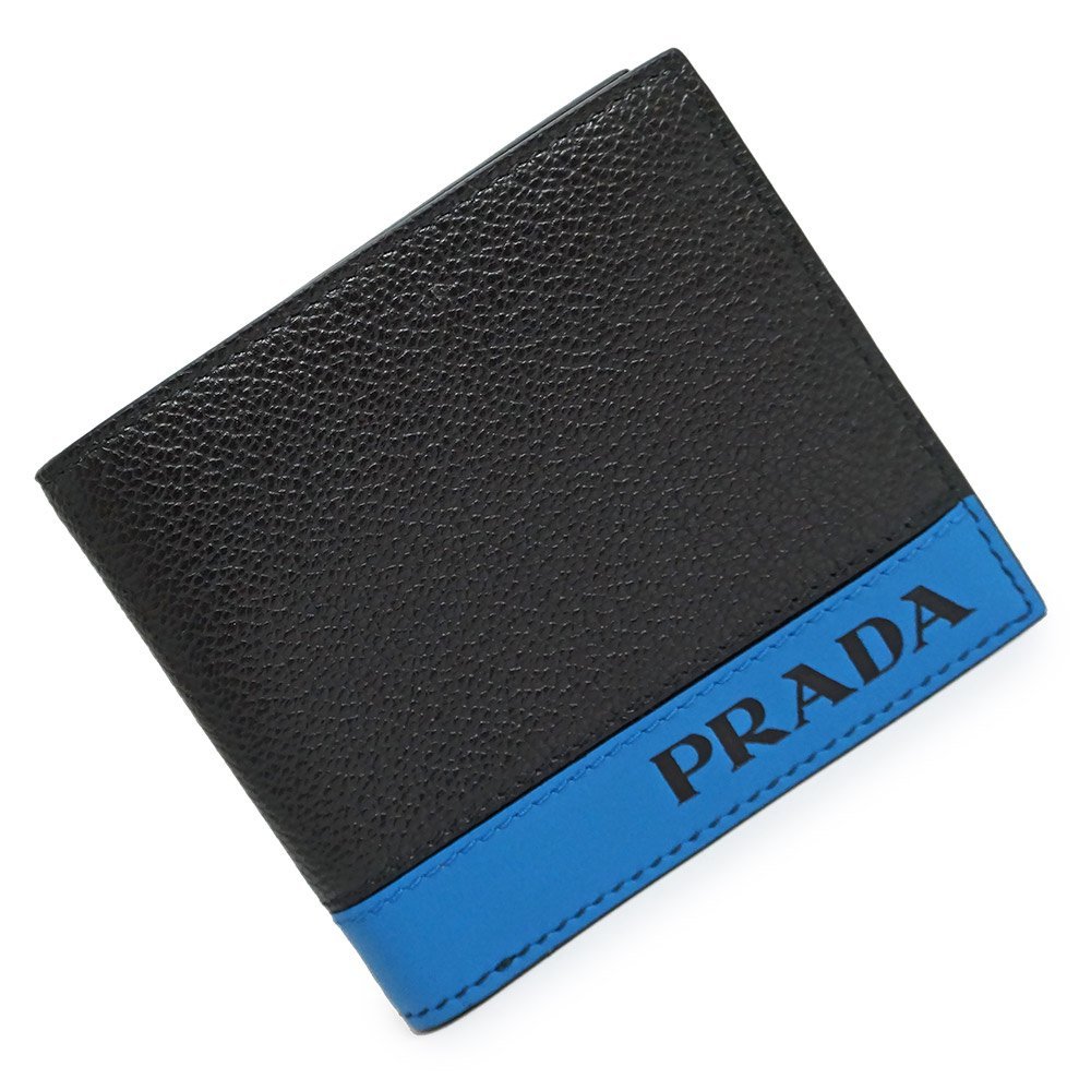 新品・未使用品)プラダ PRADA VIT.マイクロ クレイン レザー PORTAF