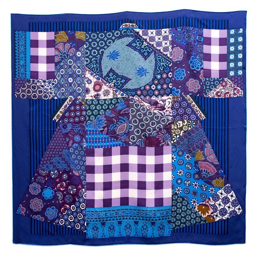 国内初の直営店 Sarasa Du art L 更紗のアート 90 カレ HERMES (新品 ...