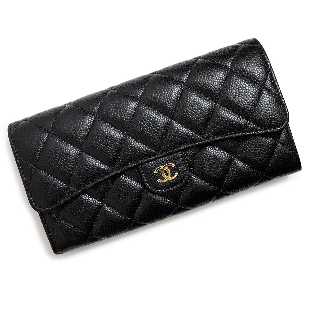 ブランド CHANEL - シャネル 長財布 クラシック ロング フラップ