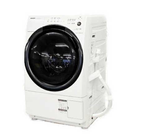 SHARP ES-S7F-WL ドラム式 洗濯乾燥機 2021年製 左開き 家電 シャープ