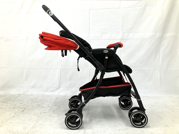 Aprica アップリカ ベビーカー ラクーナエアーAB ストライプレッド ...