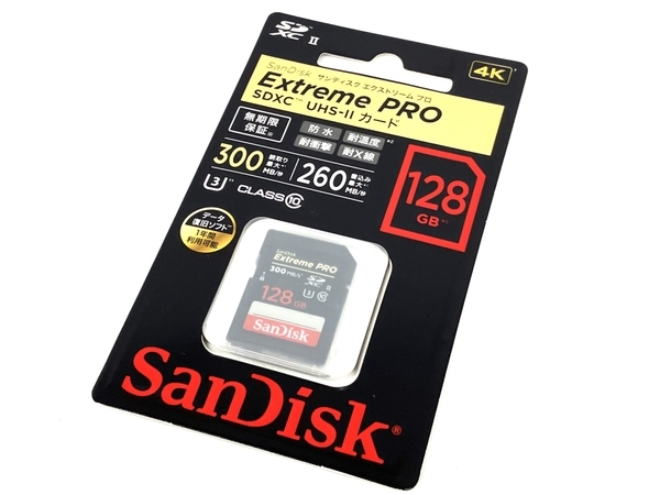 SanDisk Extreme Pro SDSDXPK-128G-JNJIP SDXC UHS-II カード 128GB 未