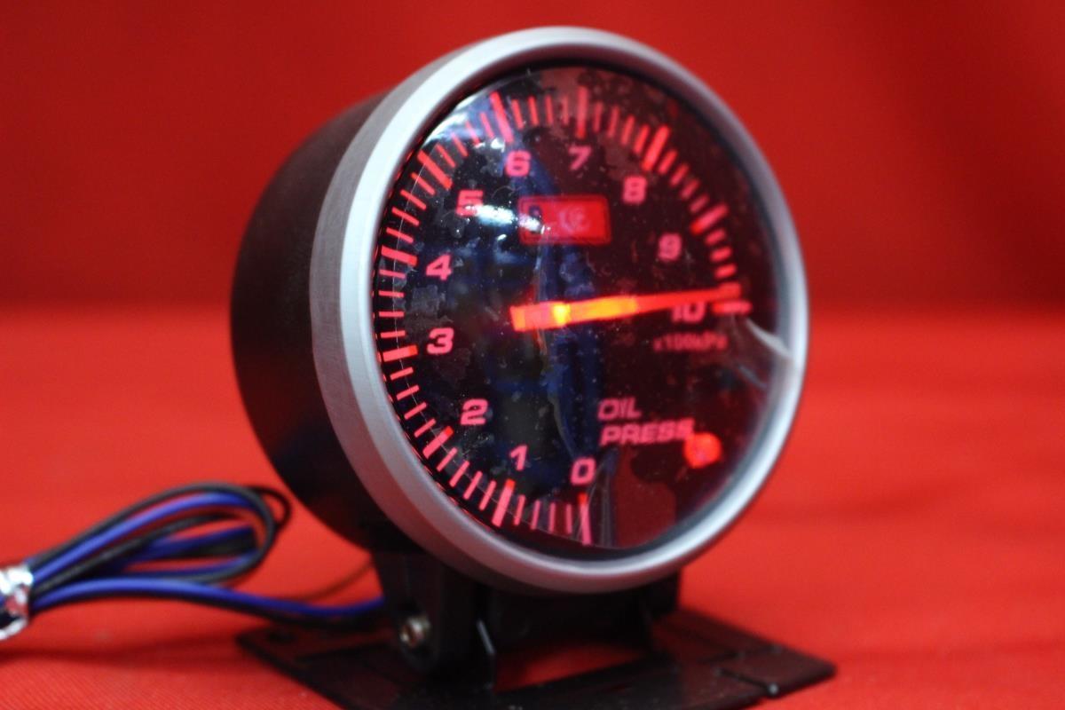 ★KET GAUGE 60Φ OIL PRESSURE ケットゲージ 油圧計 追加メーター 未使用品！！★jeng_画像6