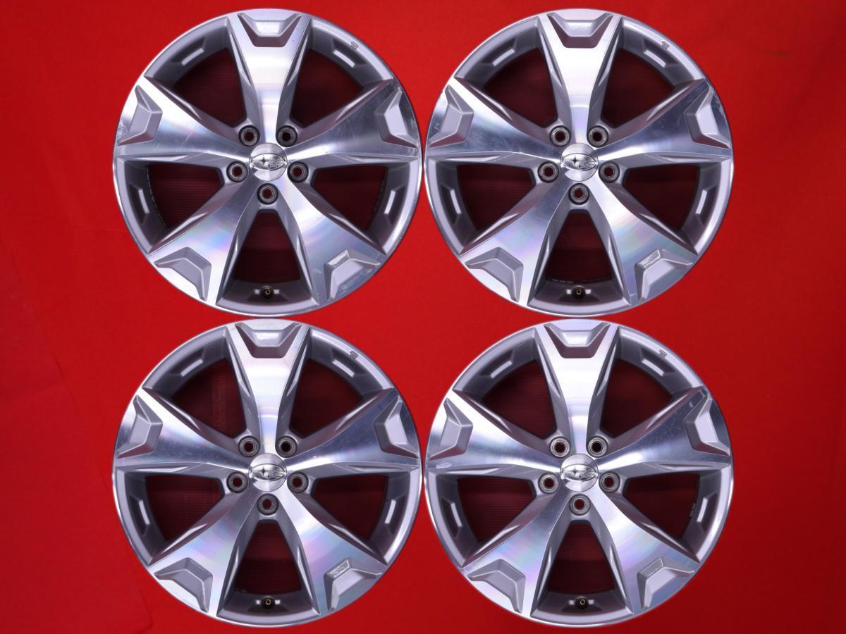 スバル フォレスター SJ系 純正 アルミホイール 17インチ 7J インセット+48 PCD100 5穴 ハブ径Φ56 cc17