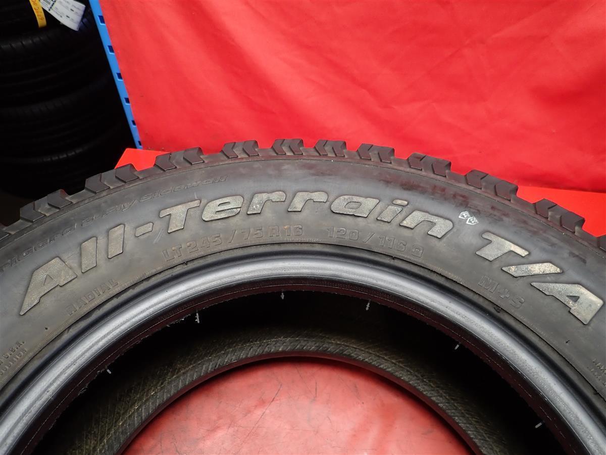 2 шт. комплект {BF Goodrich } All-Terrain T|A KO[245/75R16]7 толщина выпуклости n16