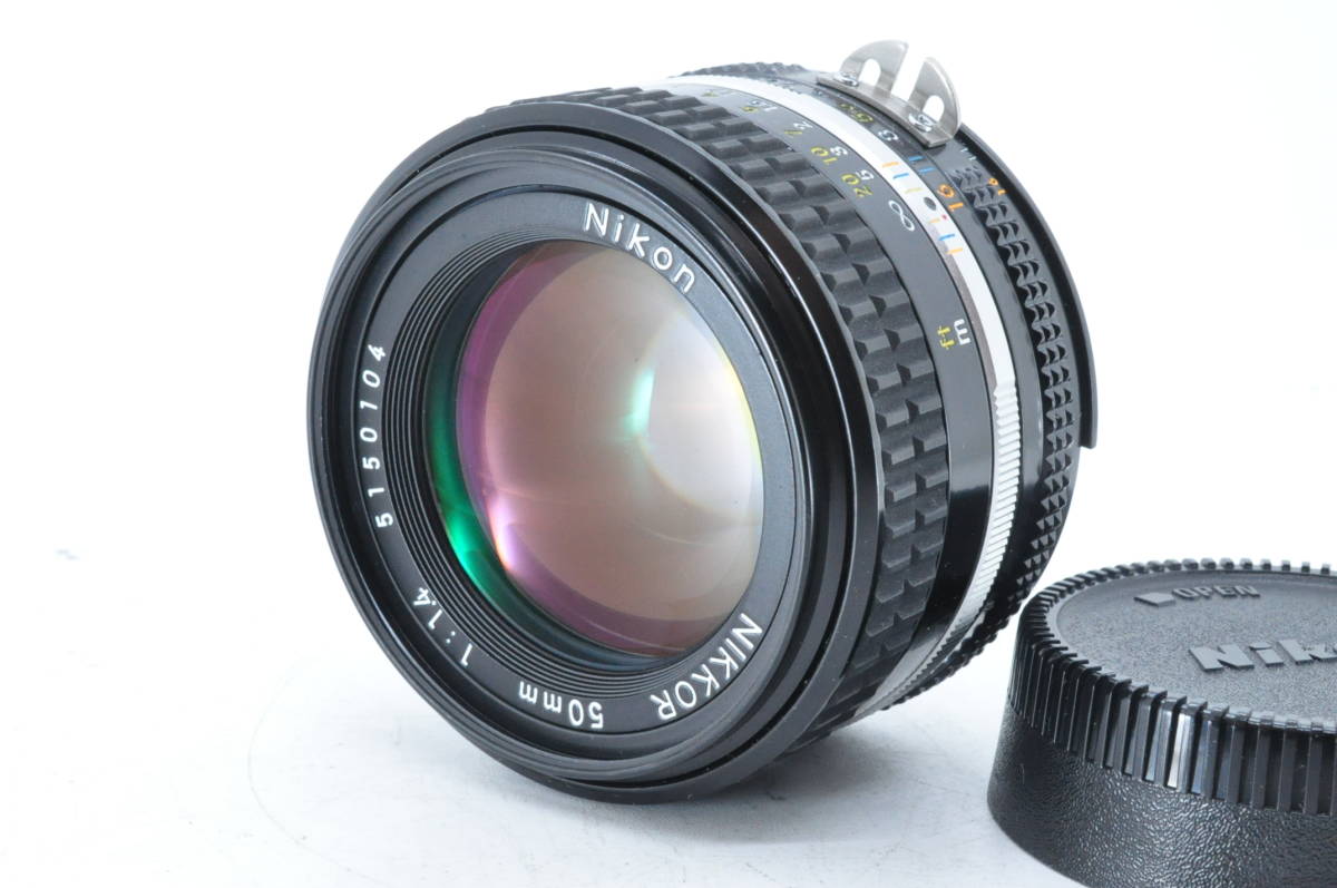 Nikon Nikkor Ai-s 50mm f/1.4 ニコン ニッコール マニュアル フォーカス 単焦点 Ais レンズ MF Lens TN72968_画像1