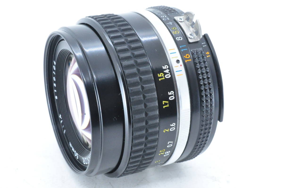 Nikon Nikkor Ai-s 50mm f/1.4 ニコン ニッコール マニュアル フォーカス 単焦点 Ais レンズ MF Lens TN72968_画像9