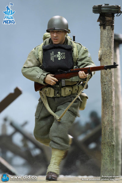XA80011 アメリカ陸軍 第2レンジャー大隊 カパーゾ二等兵 1/12スケールフィギュア DID 1/12 PALM HERO Private Caparzo