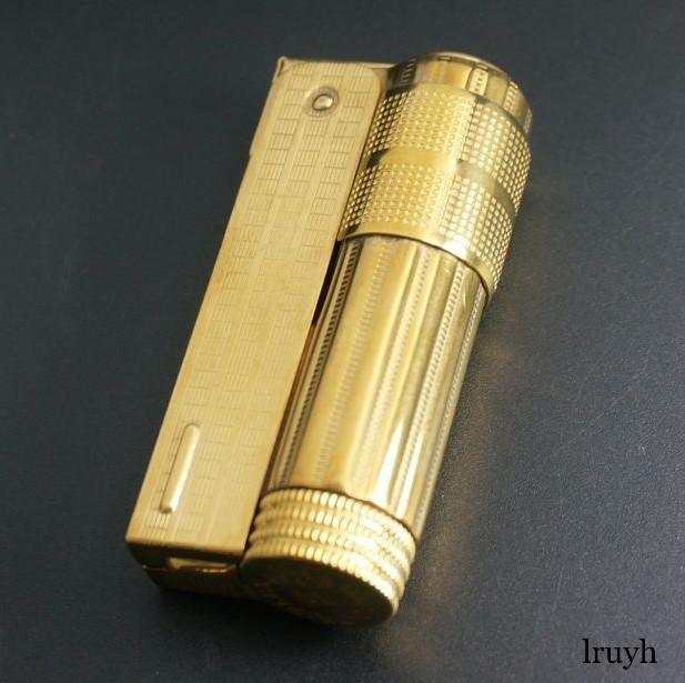 IMCO(imko)imko super oil lighter brass Gold Classic compact flint type brass written guarantee attaching 