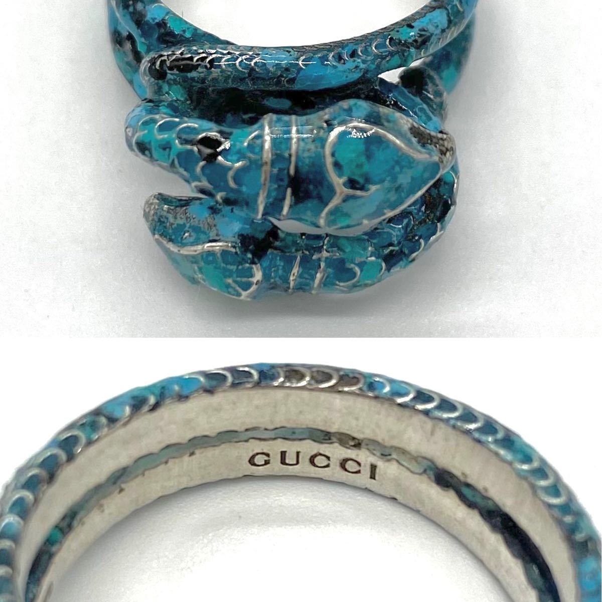 PayPayフリマ|【新品 】GUCCI グッチ ガーデン Wスネークリング ...