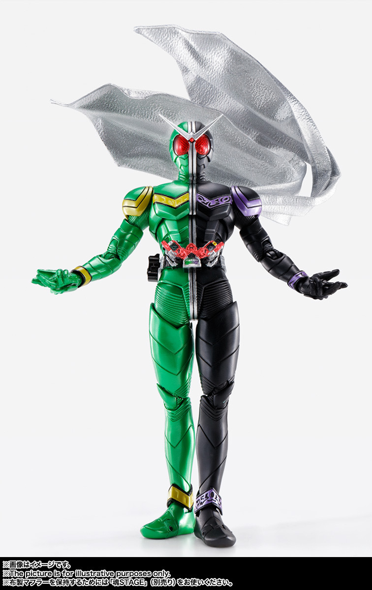 * free shipping new goods unopened *S.H.Figuarts genuine . carving made law Kamen Rider W Cyclone Joker manner capital .. anime . memory S.H. figuarts double 