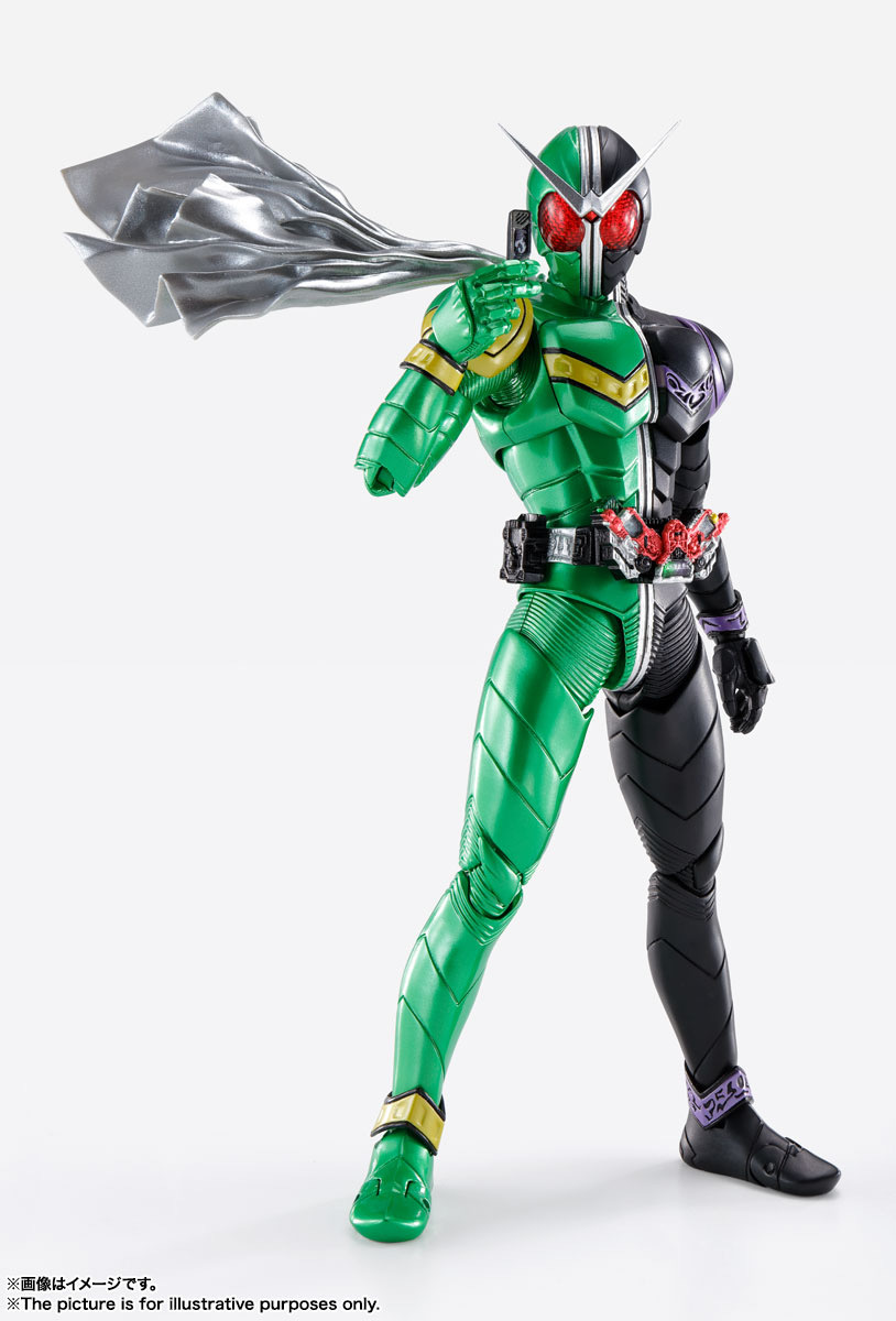 * free shipping new goods unopened *S.H.Figuarts genuine . carving made law Kamen Rider W Cyclone Joker manner capital .. anime . memory S.H. figuarts double 