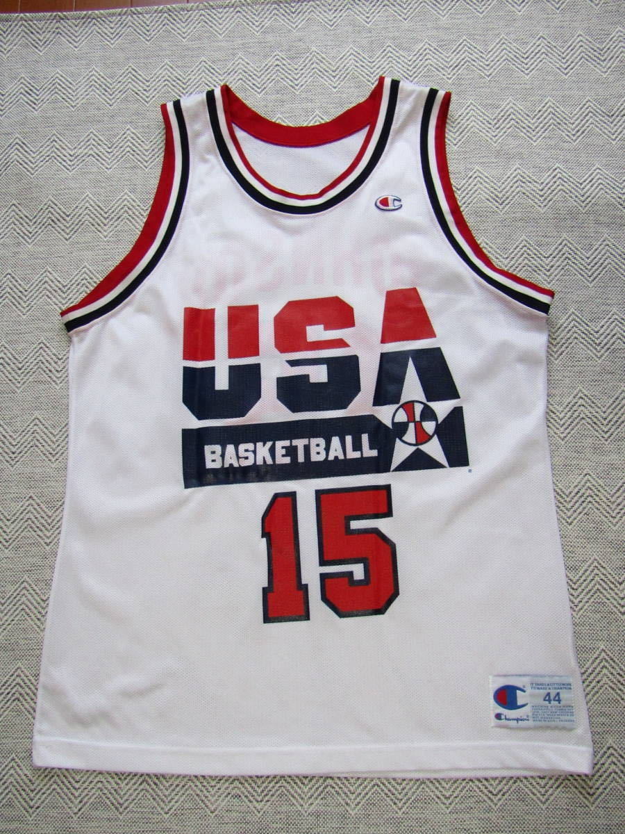 ミッチェルネス メンズ ユニフォーム トップス Magic Johnson USA Basketball Mitchell  Ness Home  1992 Dream Team Authentic Jersey Navy 【逸品】