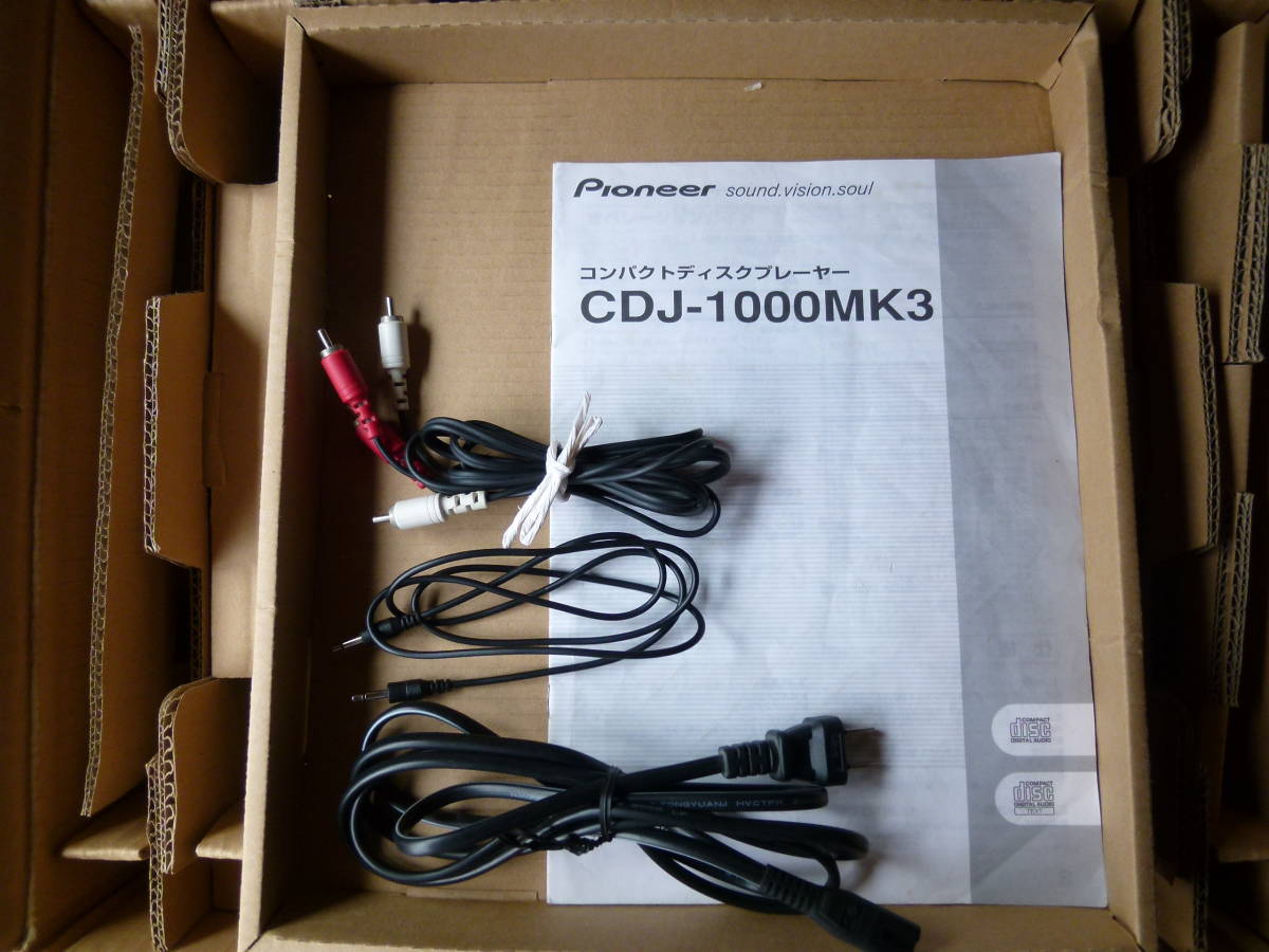 Pioneer パイオニア CDJ-1000MK3 DJ用CDプレイヤー 元箱あり DJ機器