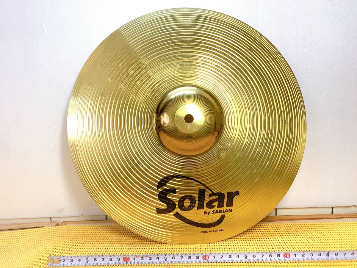 貴重 Solar by SABIAN 14”/36cm Hi-Hats ハイハットシンバル セイビアン