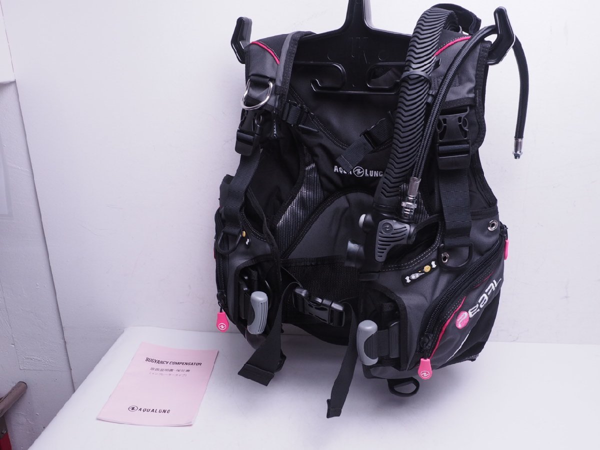 USED 1円~同梱 AQUALUNG アクアラング パール BC サイズ:XS 取扱説明