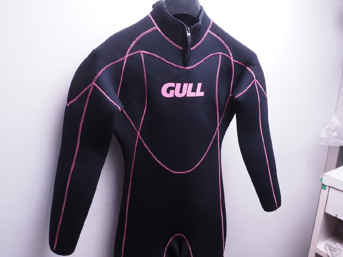 USED GULL ガル 5mm ウェットスーツ レディース サイズ:ML 身長159-163cm 体重52-56kg パワーテックジャージ 手足首ファスナー付き_画像2