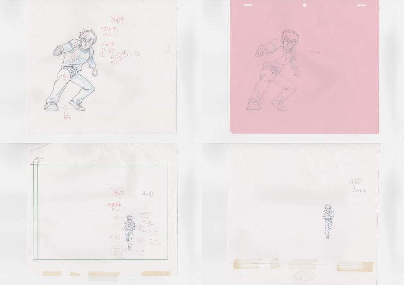 森川ジョージ はじめの一歩 大量 5カット 原画セット 14 ♯ セル 森川ジョージ はじめの一歩 大量 5カット 原画セット 14 ♯ セル