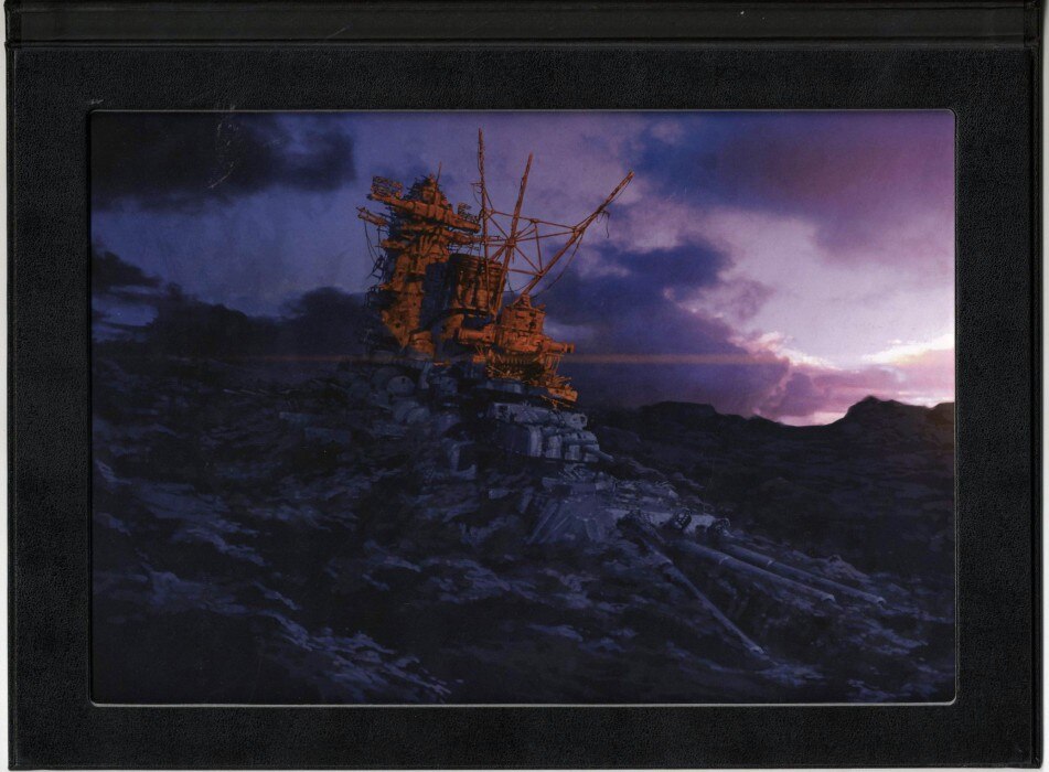 夕陽に眠るヤマト 宇宙戦艦ヤマト2199」 カラー複製イラスト ♯ 複製原画 -