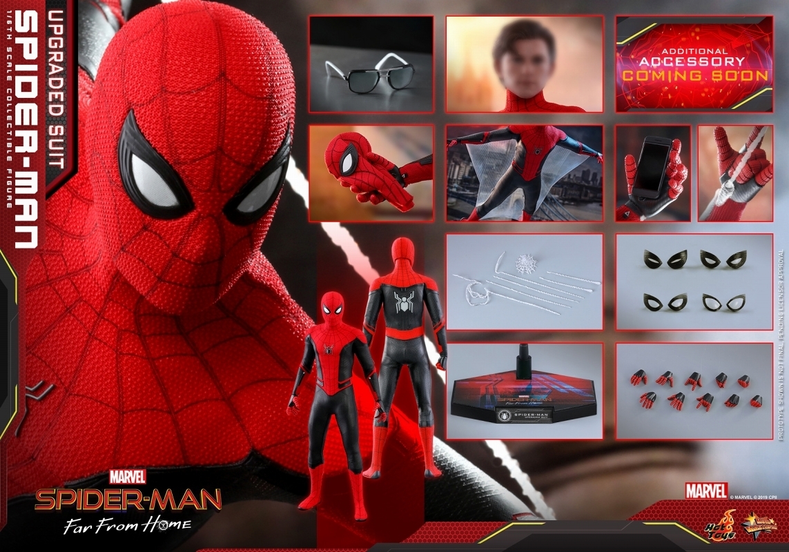 スパイダーマン アップグレードスーツ ver MMS542 ホットトイズ 1/6 スパイダーマン ファー・フロム・ホーム 新品 未開封_画像2