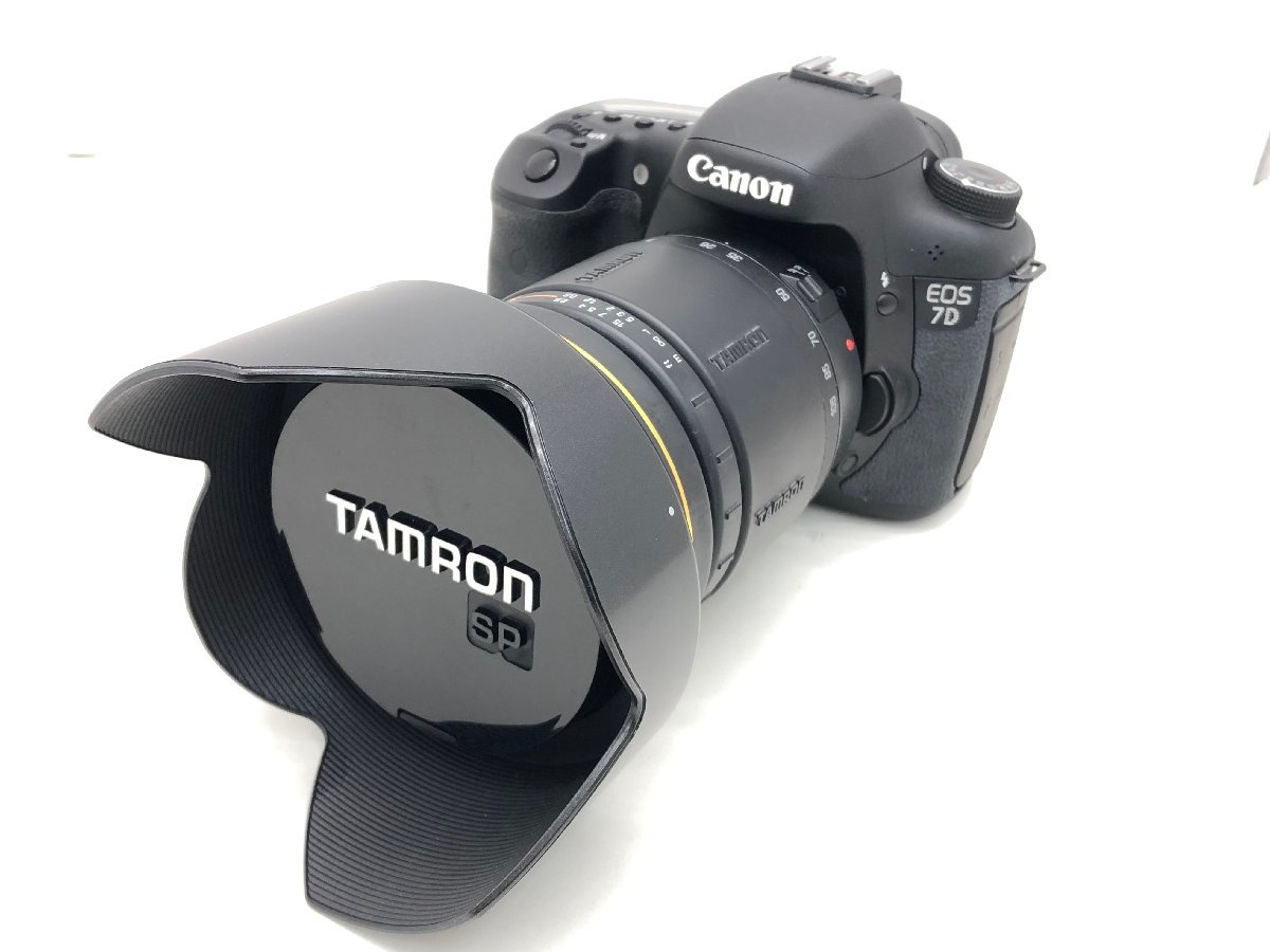 1円～ Canon EOS 7D TAMRON SP AF ASPHERICAL LD 28-105mm F2.8 一眼レフカメラ ジャンク 中古【sw0808172】_画像1